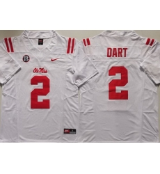 Men Ole Miss Rebels White #2 Jaxson Dart white Stitched NCAA Jersey Men Ole Miss Rebels White #2 Jaxson Dart white Stitched NCAA Jersey