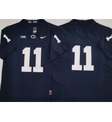 Men Penn State Nittany Lions Blue #11 Micah Parsons Stitched NCAA Jersey