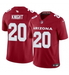 Men Arizona Cardinals 20 Bam Knight Red 2025 F U S E  Vapor Untouchable Limited Stitched Jersey