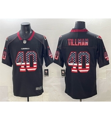 Men Arizona Cardinals 40 Pat Tillman Black 2018 USA Flag Fashion Color Rush Stitched Football Jersey Men Arizona Cardinals 40 Pat Tillman Black 2018 USA Flag Fashion Color Rush Stitched Football Jersey