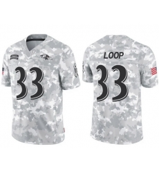 Men Baltimore Ravens Tyler Loop #33 2024 Salute To Service Stitched NFL Jersey Men Baltimore Ravens Tyler Loop #33 2024 Salute To Service Stitched NFL Jersey