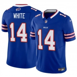Men Buffalo Bills 14 Mike White Blue 2025 F U S E  Vapor Untouchable Limited Stitched Football Jersey