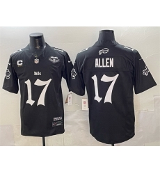 Men Buffalo Bills 17 Josh Allen Black 2025 F U S E 27Gothic Cold Front Edition 27 With Farewell Patch 26 4 Star C Patch Vapor Limited Stitched Football Men Buffalo Bills 17 Josh Allen Black 2025 F U S E 27Gothic Cold Front Edition 27 With Farewell Patch 26 4 Star C Patch Vapor Limited Stitched Football