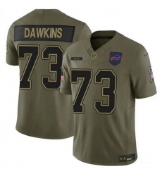 Men Buffalo Bills 73 Dion Dawkins Olive 2025 F U S E Salute to Service Limited Stitched Football Jersey Men Buffalo Bills 73 Dion Dawkins Olive 2025 F U S E Salute to Service Limited Stitched Football Jersey
