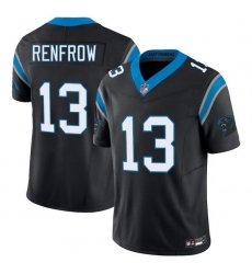 Men Carolina Panthers 13 Hunter Renfrow Black Limited Stitched Jersey Men Carolina Panthers 13 Hunter Renfrow Black Limited Stitched Jersey