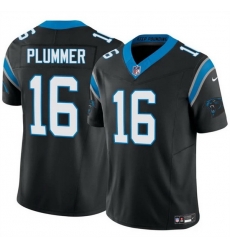 Men Carolina Panthers 16 Jack Plummer Black 2024 F U S E Vapor Limited Stitched Football Jersey Men Carolina Panthers 16 Jack Plummer Black 2024 F U S E Vapor Limited Stitched Football Jersey