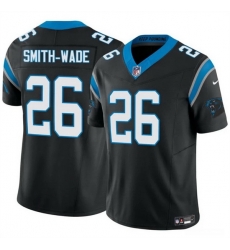 Men Carolina Panthers 26 Chau Smith Wade Black 2025 F U S E Vapor Limited Stitched Football Jersey Men Carolina Panthers 26 Chau Smith Wade Black 2025 F U S E Vapor Limited Stitched Football Jersey
