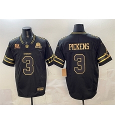 Men Dallas Cowboys 3 George pickens Black Gold 2025 F U S E With 5x Super Bowl Champions 26 Established In 1960 Patch Vapor Limited Stitched Football Jer Men Dallas Cowboys 3 George pickens Black Gold 2025 F U S E With 5x Super Bowl Champions 26 Established In 1960 Patch Vapor Limited Stitched Football Jer