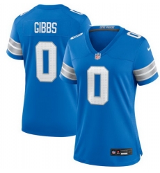 Women Detroit Lions 0 Jahmyr Gibbs Blue 2024 F U S E 2nd Alternate Vapor Limited Stitched Jersey Women Detroit Lions 0 Jahmyr Gibbs Blue 2024 F U S E 2nd Alternate Vapor Limited Stitched Jersey