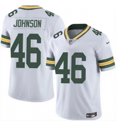 Men Green Bay Packers 46 Amar Johnson White 2025 Vapor Untouchable Limited Stitched Football Jersey