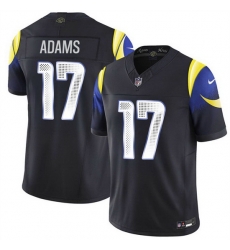 Men Los Angeles Rams 17 Davante Adams Black 2025 F U S E Rivalries Vapor Limited Stitched Football Jersey Men Los Angeles Rams 17 Davante Adams Black 2025 F U S E Rivalries Vapor Limited Stitched Football Jersey