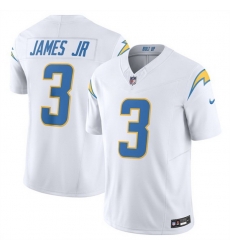 Men Los Angeles Chargers 3 Derwin James Jr White 2025 F U S E Vapor Untouchable Limited Stitched Jersey Men Los Angeles Chargers 3 Derwin James Jr White 2025 F U S E Vapor Untouchable Limited Stitched Jersey