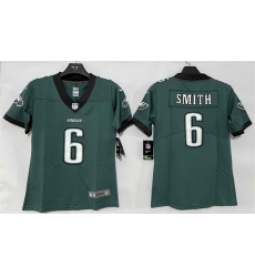 Women Philadelphia Eagles 6 DeVonta Smith Green New Vapor Untouchable Limited Stitched Football Jersey Women Philadelphia Eagles 6 DeVonta Smith Green New Vapor Untouchable Limited Stitched Football Jersey