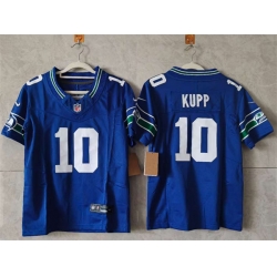 Youth Seattle Seahawks 10 Cooper Kupp Royal 2024 F U S E Throwback Vapor Limited Stitched Football Jersey