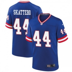 Youth New York Giants 44 Cam Skattebo Royal 2025 Draft F U S E Vapor Limited Stitched Football Jersey