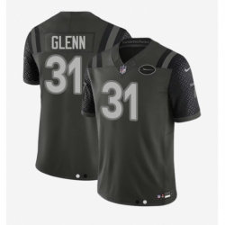 Men's New York Jets #31 Aaron Glenn Black Rivalries Collection Jersey