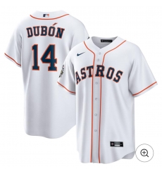 Men Houston Astros 14 Mauricio Dub F3n Nike White Home Jersey Men Houston Astros 14 Mauricio Dub F3n Nike White Home Jersey