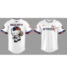 Men Houston Astros White 2025 Hello Kitty Limited Baseball Jersey Men Houston Astros White 2025 Hello Kitty Limited Baseball Jersey