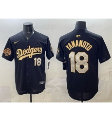 Men Los Angeles Dodgers 18 Yoshinobu Yamamoto Black Gold 2025 Back to Back Champions Patch Limited Stitched ebjerseys com Baseball Jersey Men Los Angeles Dodgers 18 Yoshinobu Yamamoto Black Gold 2025 Back to Back Champions Patch Limited Stitched ebjerseys com Baseball Jersey