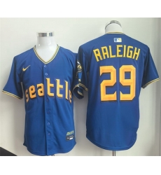 Men Seattle Mariners 29 Cal Raleigh Royal 2025 Limited Stitched jersey Men Seattle Mariners 29 Cal Raleigh Royal 2025 Limited Stitched jersey