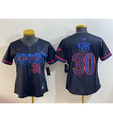 Youth Toronto Blue Jays 30 Alejandro Kirk Navy 2024 City Connect Limited Stitched Baseball Jersey Youth Toronto Blue Jays 30 Alejandro Kirk Navy 2024 City Connect Limited Stitched Baseball Jersey