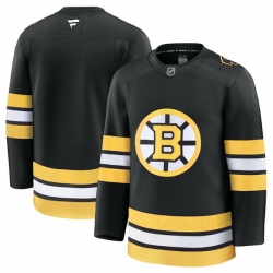 Men Boston Bruins Blank Black 2025 Home Stitched Hockey Jersey