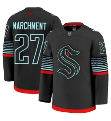 Men Seattle Kraken 27 Mason Marchment Black Alternate Stitched Hockey Jersey Men Seattle Kraken 27 Mason Marchment Black Alternate Stitched Hockey Jersey