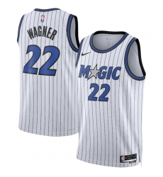 Men Orlando Magic 22 Franz Wagner White 2025 Association Edition Stitched Basketball Jersey