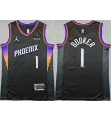 Men Phoenix Suns 1 Devin Booker Black 2025 26 Statement Edition Stitched Basketball Jersey Men Phoenix Suns 1 Devin Booker Black 2025 26 Statement Edition Stitched Basketball Jersey