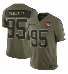 Men Women Youth Nike Cleveland Browns Custom 2025 Salute to Service Limited Jersey
