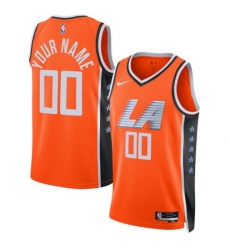 LA Clippers Nike Unisex 2025 2026 City Edition Swingman Custom Jersey Orange LA Clippers Nike Unisex 2025 2026 City Edition Swingman Custom Jersey Orange