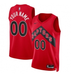 Toronto Raptors Nike Unisex Swingman Custom Jersey Red Icon Edition