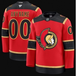 Men Women Youth Ottawa Senators Fanatics Alternate Custom Premium Jersey Red