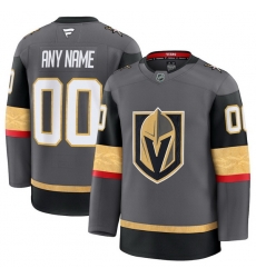 Men Women Youth Vegas Golden Knights Fanatics Alternate Premium Custom Jersey Gray Men Women Youth Vegas Golden Knights Fanatics Alternate Premium Custom Jersey Gray