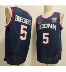 Men UConn Huskies #5 Paige Bueckers Navy Blue Stitched Basketball Jersey Men UConn Huskies #5 Paige Bueckers Navy Blue Stitched Basketball Jersey