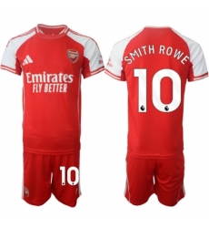 Men Arsenal FC 10 Emile Smith Rowe Red 2025 Home Soccer Jersey Suit Men Arsenal FC 10 Emile Smith Rowe Red 2025 Home Soccer Jersey Suit