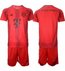 Men Bayern Munich Custom 2024 25 Red Home Soccer Jersey Suit Men Bayern Munich Custom 2024 25 Red Home Soccer Jersey Suit