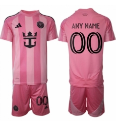 Men Inter Miami CF Custom 25 26 Pink Home Soccer Jersey Suit Men Inter Miami CF Custom 25 26 Pink Home Soccer Jersey Suit