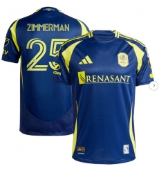 Mens Nashville SC Walker Zimmerman adidas Navy 2025 The Heart Of Nashville Kit Authentic Player Jersey Mens Nashville SC Walker Zimmerman adidas Navy 2025 The Heart Of Nashville Kit Authentic Player Jersey