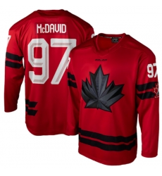 Mens Connor McDavid #97 Red Hockey Canada 2026 Replica Jersey Mens Connor McDavid #97 Red Hockey Canada 2026 Replica Jersey