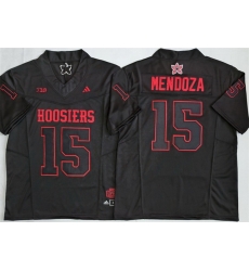 Men Indiana Hoosiers 15 Fernando Mendoza Black F U S E Stitched Basketball Jersey Men Indiana Hoosiers 15 Fernando Mendoza Black F U S E Stitched Basketball Jersey