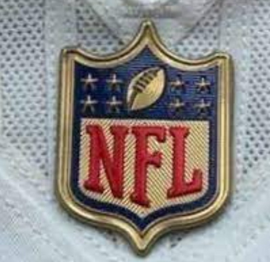 Men Los Angeles Chargers Gold NFL Logo Patch Biaog